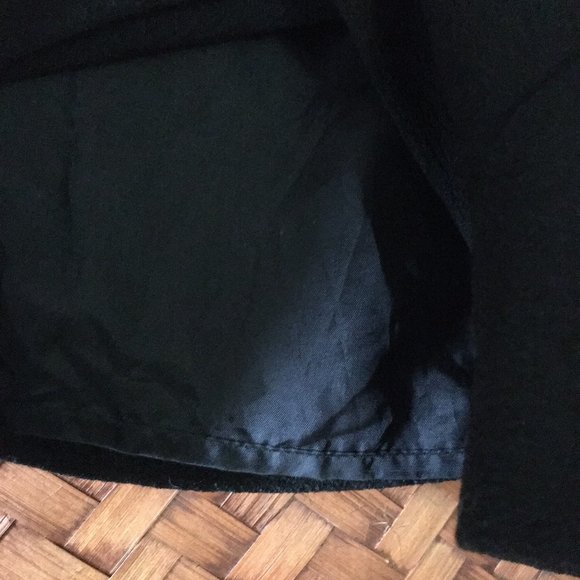 Shabby Chic Gothic Black Crepe and Lace Romper - Picture 12 of 16